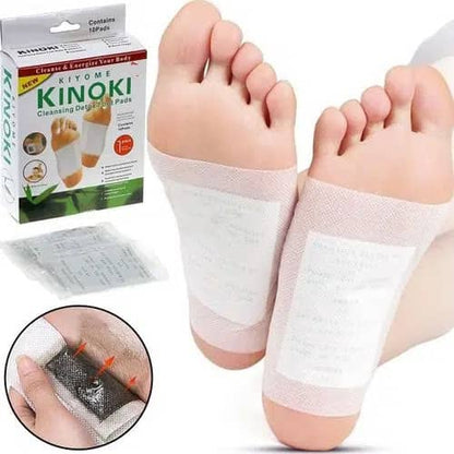 Kinoki – Patchs Détox pour les Pieds | Éliminez les Toxines Pendant votre Sommeil !